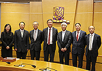 The delegation from the University of Chinese Academy of Sciences visits CUHK